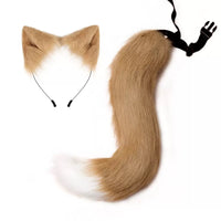 Faux Hair Tail with Adjustable Strap Soft Faux Hair Tail Lightweight Cosplay Accessory for Cosplayers