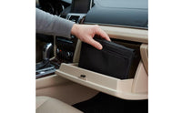 Car Document Holder Multi-Pocket Glove Box Organizer Car Registration Holder Slim Pouch with Zipper Oxford Cloth for Drivers