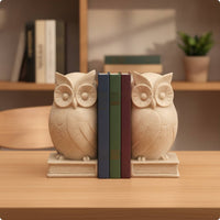Bookends Sculptural Bookends with Rectangular Base Cute Bookend Holder for Living Room