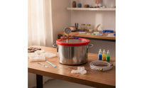 Stainless Steel Vacuum Degassing Container Transparent Lid Vacuum Chamber with Hose Heavy Duty Degassing Chamber with Hose Airtight for Hobbyists, Professionals, Resin Casting, Silicone Molding, Laboratory