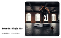 4 Pieces Stackable Soft Plyo Box Set Power Training Stackable Foam Block Set Adjustable Height Fitness Equipment for Athletes, HIIT fitness activitys