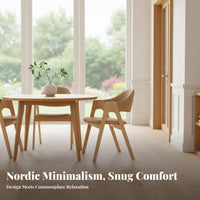 Triangular Frame Armchair Nordic Appearance Upholstered Armchair Minimalist Design Padded Comfort for Adults, Residents, Study