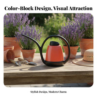 Long Spout Watering Can Large Capacity Watering Pot Lightweight Garden Waterer for Balcony, Patio, Office