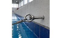 Pool Expansion Bolt with Eye Nut Loop Threaded Expansion Eyebolt for Fixed Installation