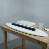 Long-Lasting Fin Housing with Center Channel Standard Surfboard Fin Housing Heavy-Duty Hardware Versatile for Shapers