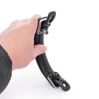 Luggage Handle Replacement with PU Grip Replacement Hardware Comfortable for Jet-Setters