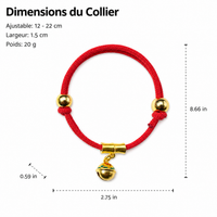 Decorative Dog Collar Charms, Nylon Pendant for Small Dogs, New Year Accessories, Copper Color