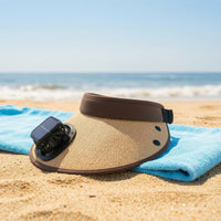 Cooling Solar Powered Fan Hat Wide Brim Solar Fan Hat Upf 50+ Sunshade Cap Breathable for Gardening