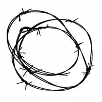 Fake Thorn Vine Spooky Prop Artificial Wire Chain Bendable Vine Ornament for Halloween Party, Creepy Lair
