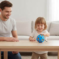 Stress-Relief Hole Ball Toy Anxiety Relief Moon Ball Toy Calming Relaxation Item Hand Exercise for Children, Kids, Family Time, Home
