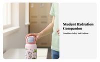 Smart Temperature Display Child S Insulated Water Bottle Hot and Cold Insulation Double-Spout Child S Insulated Bottle Leak-Proof
