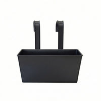 Railing Planter Box over-the-Rail Hanging Planter Box Drainage Railing Flower Pot for Fence, Patio