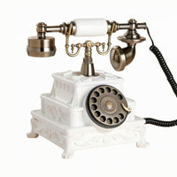 Audio Guestbook Phone Ornate Audio Guest Book Phone Retro Message Telephone Coiled Cord Voicemail Guest Book for Parties, Events