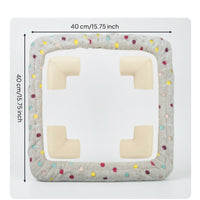 Safeguarding Embroidery Frame Cover with Corner Protectors Soft Embroidery Hoop Cover with Corner Protectors Padded Grime Guard Square for Crafters, Cross Stitch