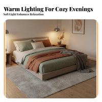 Floating Slat Frame noiseless Design foundation Bed Noise Bedstead for Apartment Dwellers, Homeowners, Small Apartments, Guest Room
