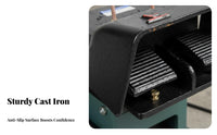 Momentary Action Double Pedal Foot Switch Self-Resetting Industrial Machine Foot Switch Hands-Unrestricted Operation Electrical Component Safety Guard for Metalworkers, Technicians, Workshop, Workshops, Factories, Factory