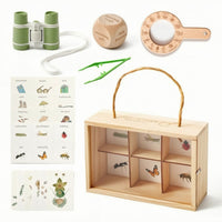 Treasure Search Toy Kit Outdoor Nature Exploration Kit Explorer and Scavenger Search Play Set Educational for Toddlers, Backyard