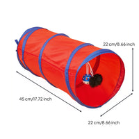 Foldable Collapsible Cat Tunnel Interactive Cat Tunnel Indoor Pet Toy Portable for Cats, Kittens, Living Room