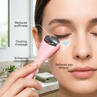 Cooling Roller for Face Massage Cream Application, Manual Facial Set with Stainless Steel, Non Electric Tools for Skincare Lovers