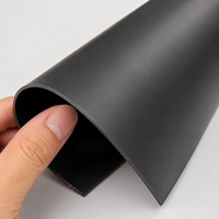 Matte Black Pond Liner for Pond Construction, Flexible HDPE DPM Membrane, Waterproof Geomembrane Sheet