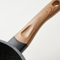 Induction Hob Stir Fry Wok Induction Hob, Stainless Steel Induction Wok with Lid and Wood Handle, Cast Iron Wok Pan Lid, Stir Fry Pan for Home