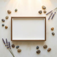 Raised Sides Wood-Grain Jewelry Tray Beige Velvet-Lined Tray