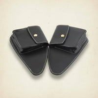 2 Pieces Tank Storage Pouch Petrol Tank Side Grip Pad for Racer Builders