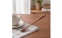 Coffee Spoon with Long Handle Smooth Utensil Natural for Tea Drinkers
