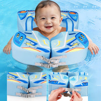 No Inflation Needed Baby Armpit Swim Buoy Easy to Wear Anti-Tip Baby Swim Float Stable Head Support Toddler Buoy Float for Babies 6-36 Months, Infants