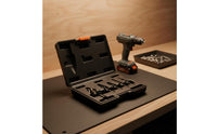 5 Pieces HSS Step Boring Tool Set Rust Resistant Spiral Flute Step Drill Tool Storage Container Tools Part for Hobbyists, Professionals