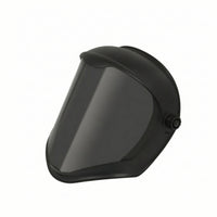 Full Face Visor Curved Face Visor with Adjustable Headband Safeguarding Hood Clear Anti-Fog for Grinders, Grinding