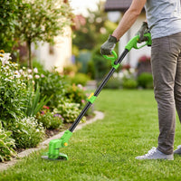 Lightweight Cordless String Trimmer Adjustable String Trimmer with Battery Rechargeable Lawn Edger Easy to Use for Homeowners, Yard