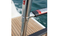 Three-Step Telescopic Boat Ladder Stainless Steel Boarding Ladder Easy Installation for Yacht