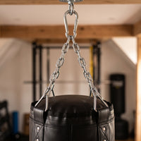 Hanging Punching Bag Empty Fillable Punching Bag Unfilled Equipment for Strikers, Fighting Discipline Practitioners Artists, Home Gym, Garage