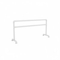 Modern Industrial Design Home Leg Stretching Bar Sturdy Construction Portable Ballet Barre Strong Load-Bearing Mobile Dance Practice Bar Easy Assembly for Adults, Dancers, Beginners, Mind-Body Practice Studio, Gym