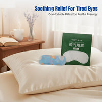 Cotton Steam Eye Mask, Lavender, Chamomile, Mugwort, Heated Compress, Sleep Aid, Relieves Eye Fatigue