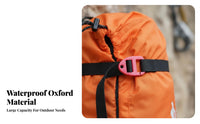 Mountaineering Rope Storage Bag Adjustable Shoulder Straps Rock Climbing Gear Pouch Large Capacity Climbing Gear Backpack for Climbers