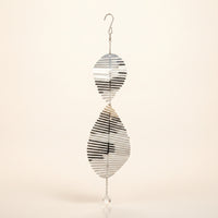 Wind with Crystal Pendant Reflective Decor Kinetic for Patio