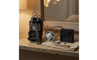 Speaker Included Timepiece Movement Accessory Kit Wired Hourly Chime Movement Kit Mounting Rings Timepiece Parts Black