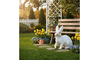 Hare Figurine Weather-Resistant Bunny Statue Great Gift Idea Bunny Lawn Ornament for Gardeners, Kindergarten, Patio, Bonsai