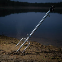 Fishing Lamp Holder Telescopic Adjustable Fishing Light Tripod Multi-Angle Ground-Mounted Light Stand for Night Anglers, Riverbank