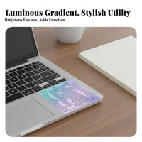 Laptop Shortcut Sticker Waterproof Keyboard Shortcut Guide Decal Easy to Remove Laptop Cheat Sheet for Beginners, Students, Home Office, School