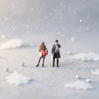 Winter Attire Miniature Figures Miniature Scene Ready 1:64 Scale Figure