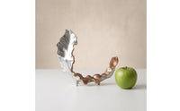 Aluminum Fruit Tray Sculptural Decorative Leaf Tray Irregular Household Decoration