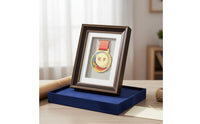 Clear Acrylic Front Medal Display Frame Ideal Gift Medal Shadow Box Preserves Memories Award Display Case Linen Backing for Runners