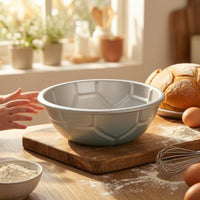 Soccer Cake Pan Anodized Finish Hemispherical Cake Pan Open Top