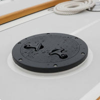 Boat Deck Plate Cover Weather-Tight Marine Access Panel Flush Mount Marine Deck Port for Yacht