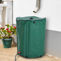 Easy to Keep-Away Rainwater Collection Barrel Spigot Foldable Rain Barrel Large Capacity Garden Water Collector Collapsible