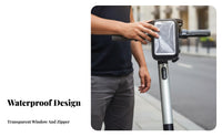 Handlebar Bag with Phone Window Waterproof Bike Phone Mount Bag Hard case for Cyclists, Commuters, Bicycling, Commuting
