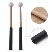 Wooden Percussion Mallets Burr Musical Play Mallets Smooth Wooden Mallet for Kids, Young Children, Music Classrooms, Home Activities
